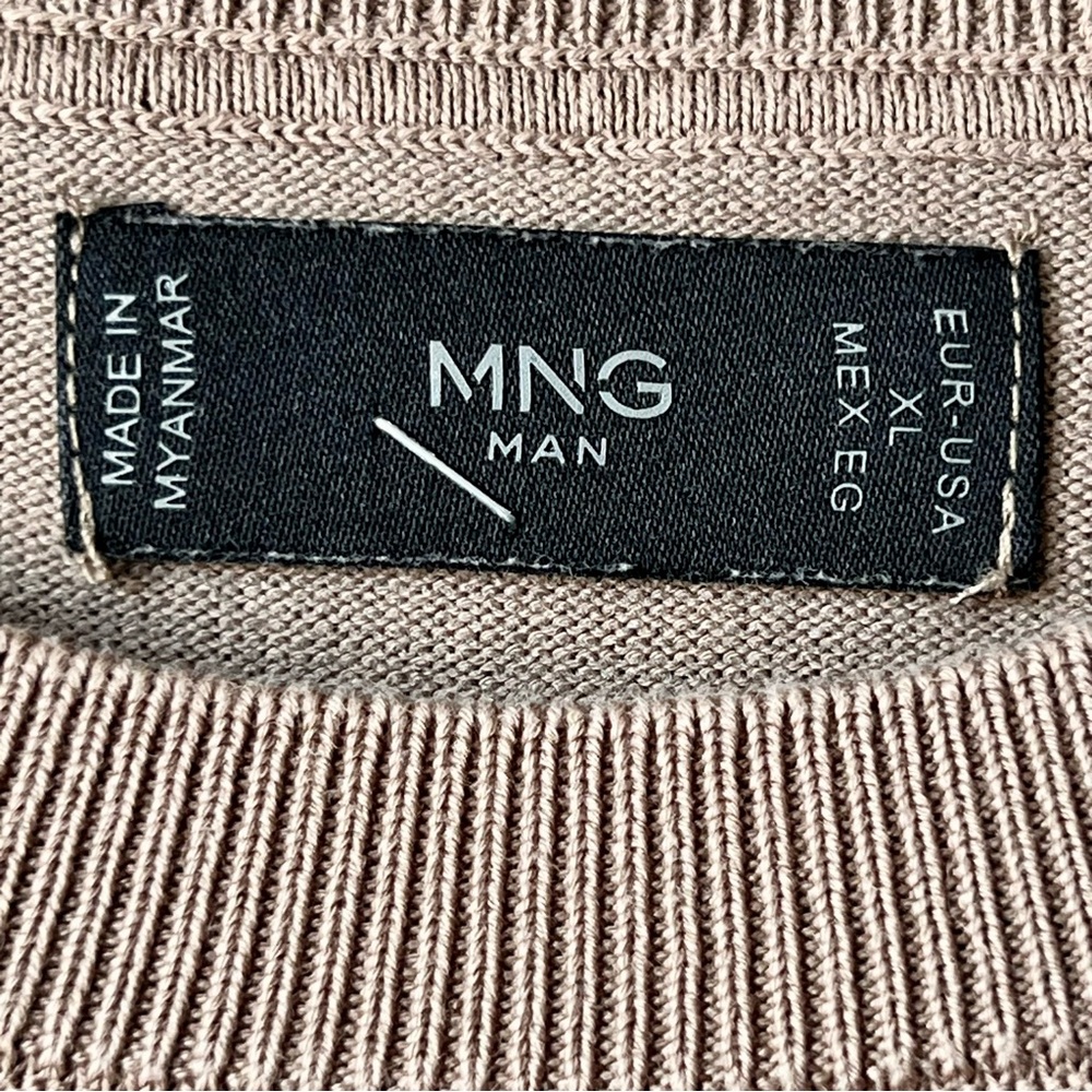 MNG MANGO Man Cotton Blend Crew Neck Pullover Sweater—SZ. XL - Picture 8 of 14